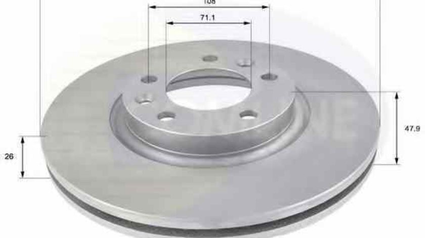 Disc frana PEUGEOT 407 6D COMLINE ADC1550V