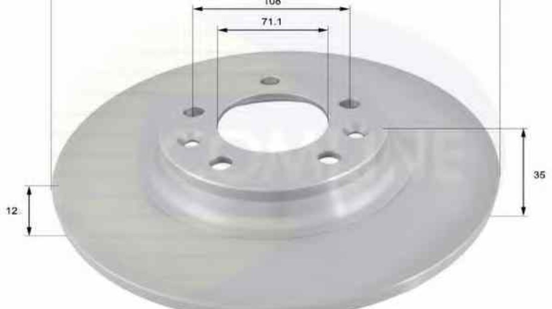 Disc frana PEUGEOT 407 6D COMLINE ADC1551