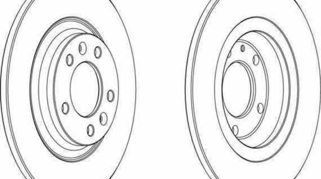 Disc frana PEUGEOT 407 SW 6E FERODO DDF1275