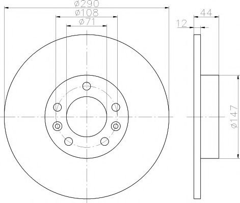 Disc frana PEUGEOT 508 (2010 - 2016) TEXTAR 92238003 piesa NOUA