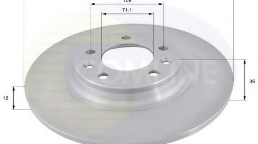 Disc frana PEUGEOT 508 SW (2010 - 2016) COMLINE ADC1551 piesa NOUA