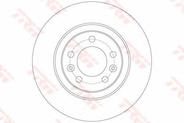 Disc frana PEUGEOT 508 SW (2010 - 2016) TRW DF6134 piesa NOUA