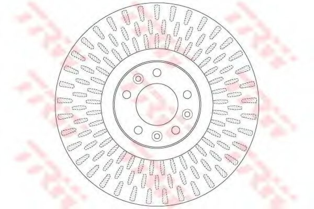 Disc frana PEUGEOT 508 SW (2010 - 2016) TRW DF6427S piesa NOUA