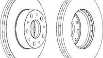 Disc frana PEUGEOT BOXER bus (2006 - 2016) FERODO ...