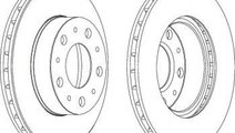 Disc frana PEUGEOT BOXER bus (230P) (1994 - 2002) ...