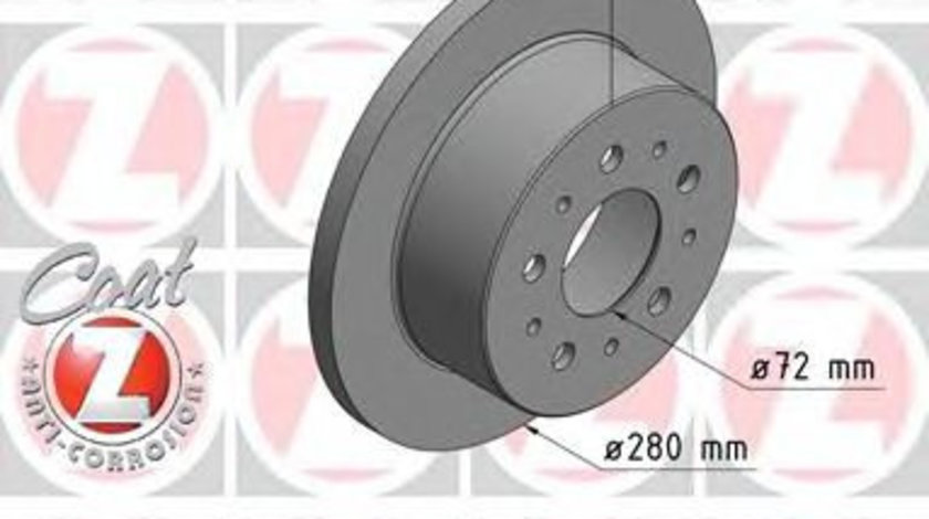 Disc frana PEUGEOT BOXER caroserie (2006 - 2016) ZIMMERMANN 230.2375.20 piesa NOUA