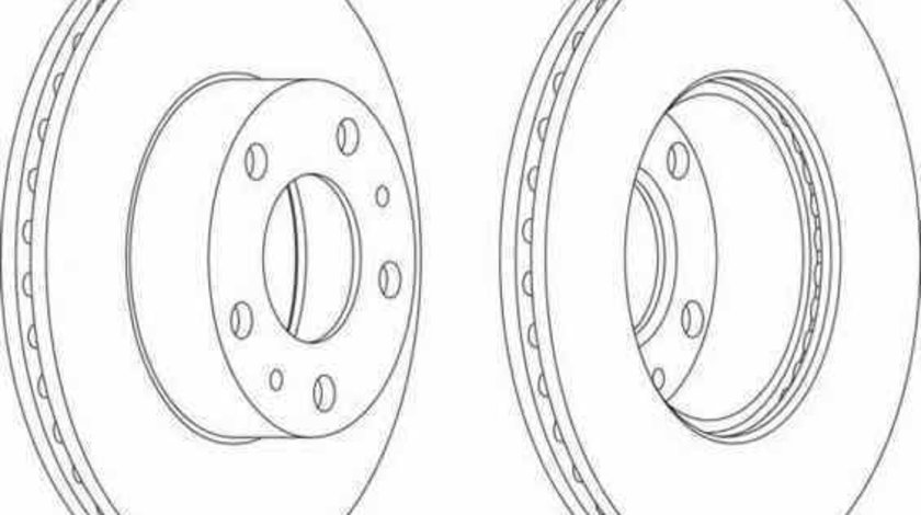 Disc frana PEUGEOT BOXER caroserie 230L FERODO DDF767