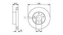 Disc frana Peugeot BOXER platou / sasiu 2006-2016 ...