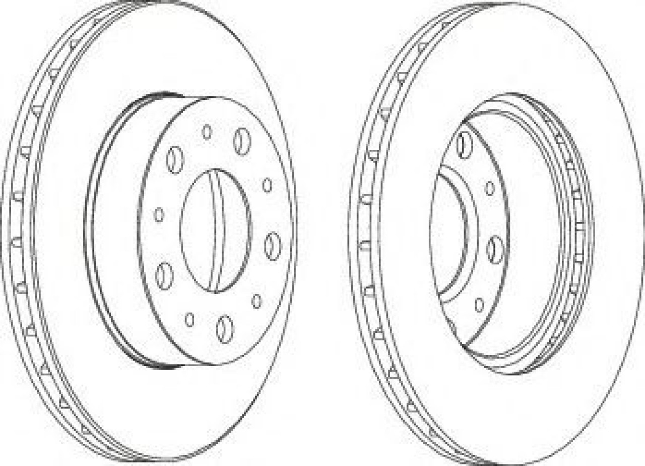 Disc frana PEUGEOT BOXER platou / sasiu (2006 - 2016) FERODO DDF1171 piesa NOUA