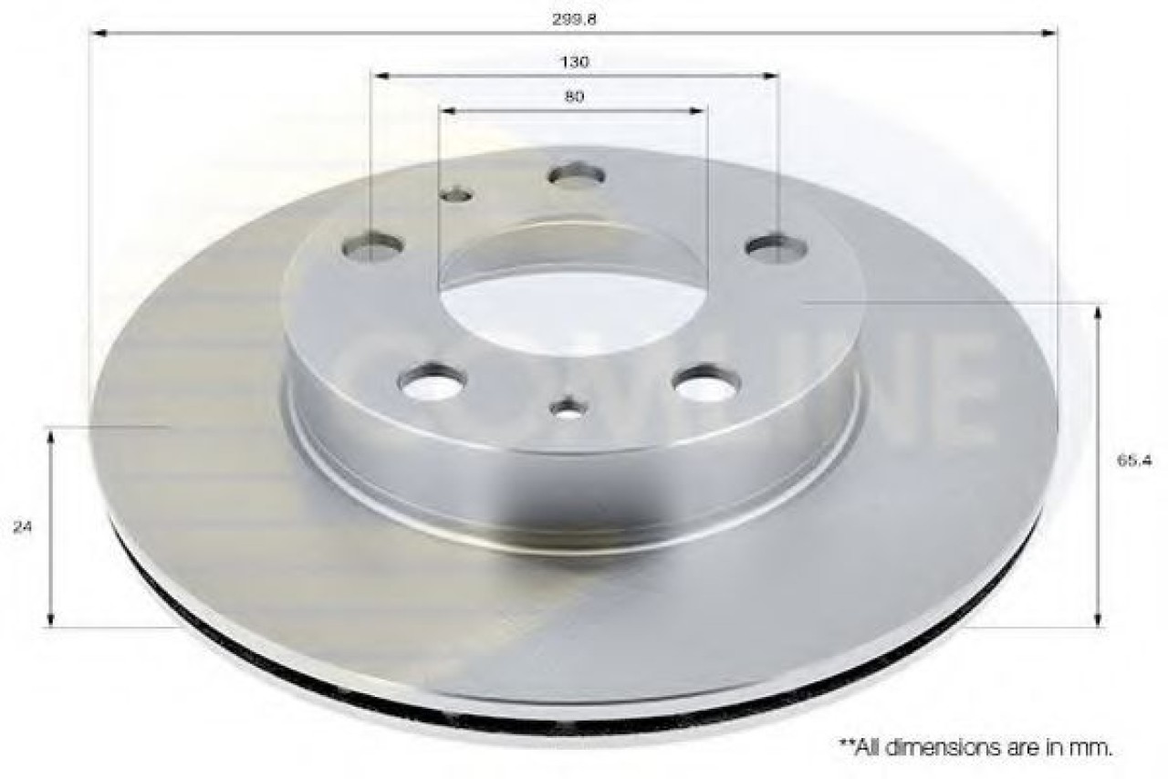 Disc frana PEUGEOT BOXER platou / sasiu (2006 - 2016) COMLINE ADC1536V piesa NOUA