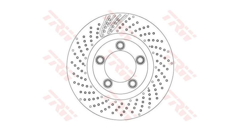 Disc frana Porsche 911 (997) 2004-2012 #2 24012802471