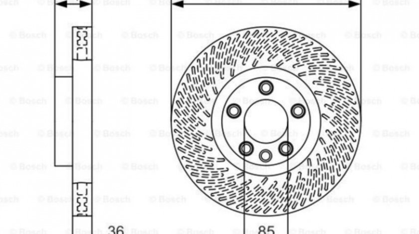 Disc frana Porsche CAYENNE 2010-2016 #2 0986479B12