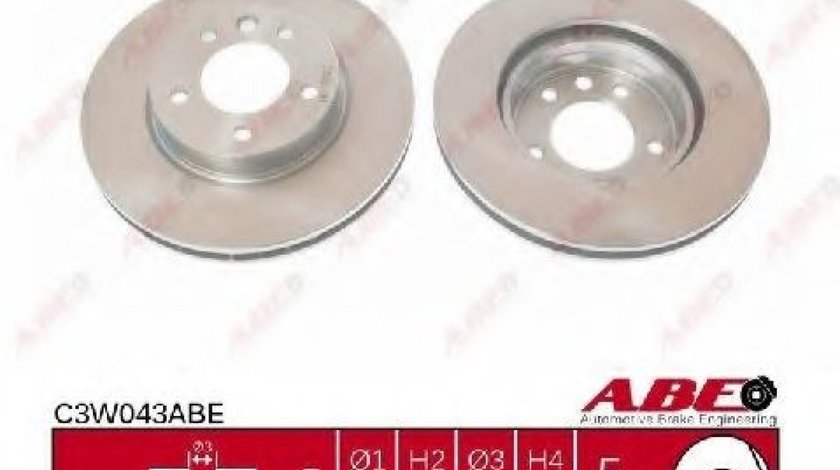 Disc frana PORSCHE CAYENNE (9PA, 955) (2002 - 2010) ABE C3W043ABE piesa NOUA