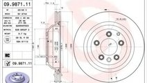 Disc frana PORSCHE CAYENNE (9PA, 955) (2002 - 2010...