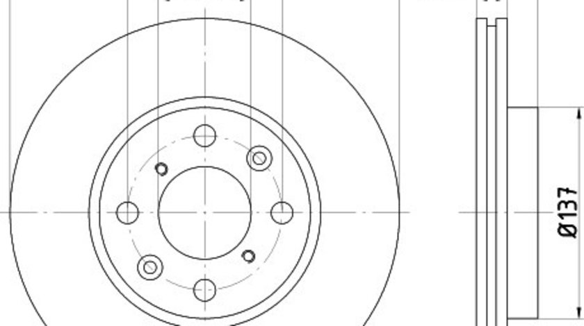 Disc frana PORSCHE CAYENNE (9PA, 955) (2002 - 2010) KRIEGER 0950004187 piesa NOUA