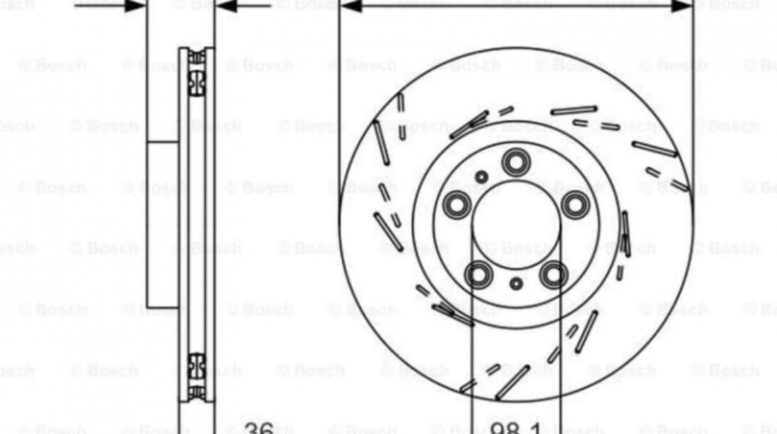 Disc frana Porsche PANAMERA 2009-2016 #2 0986479D22