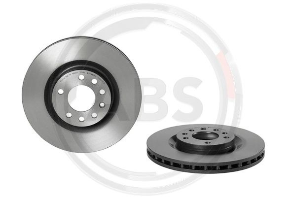 Disc frana punte fata (09800451 ABS) OPEL,VAUXHALL