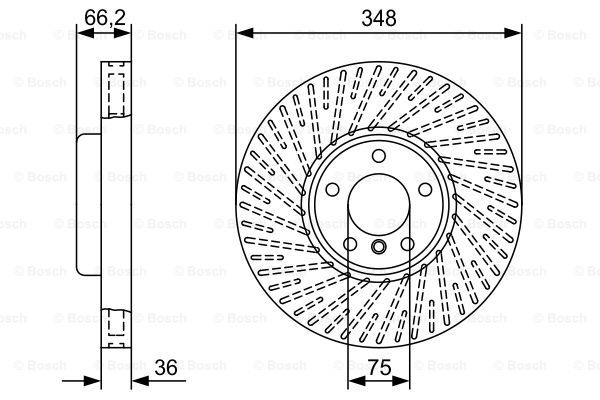 Disc frana punte fata (0986479W19 BOSCH) BMW