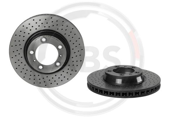 Disc frana punte fata (09C87711 ABS) PORSCHE