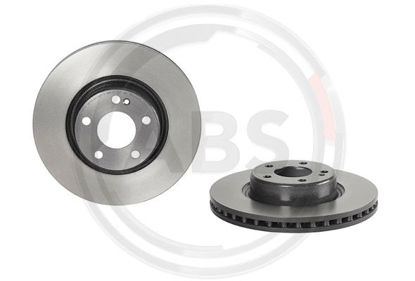 Disc frana punte fata (09D52613 ABS) MERCEDES-BENZ,MERCEDES-BENZ (BBDC)