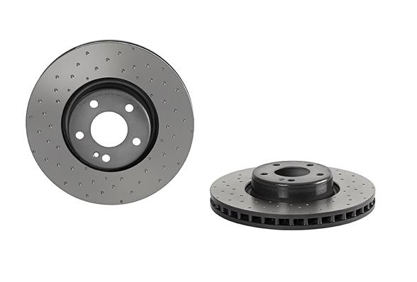 Disc frana punte fata (09D52723 BREMBO) MERCEDES-BENZ,MERCEDES-BENZ (BBDC)