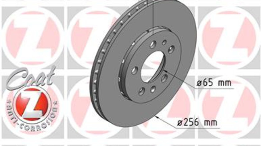 Disc frana punte fata (100124620 ZIMMERMANN) AUDI