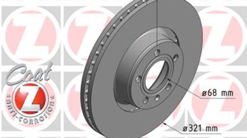 Disc frana punte fata (100331820 ZIMMERMANN) AUDI,AUDI (FAW)