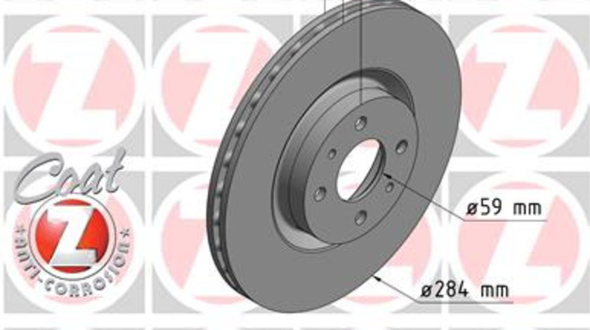 Disc frana punte fata (110220920 ZIMMERMANN) ABARTH,ALFA ROMEO,FIAT,LANCIA