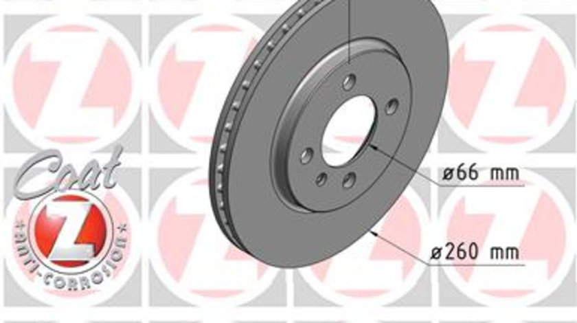 Disc frana punte fata (150125820 ZIMMERMANN) BMW