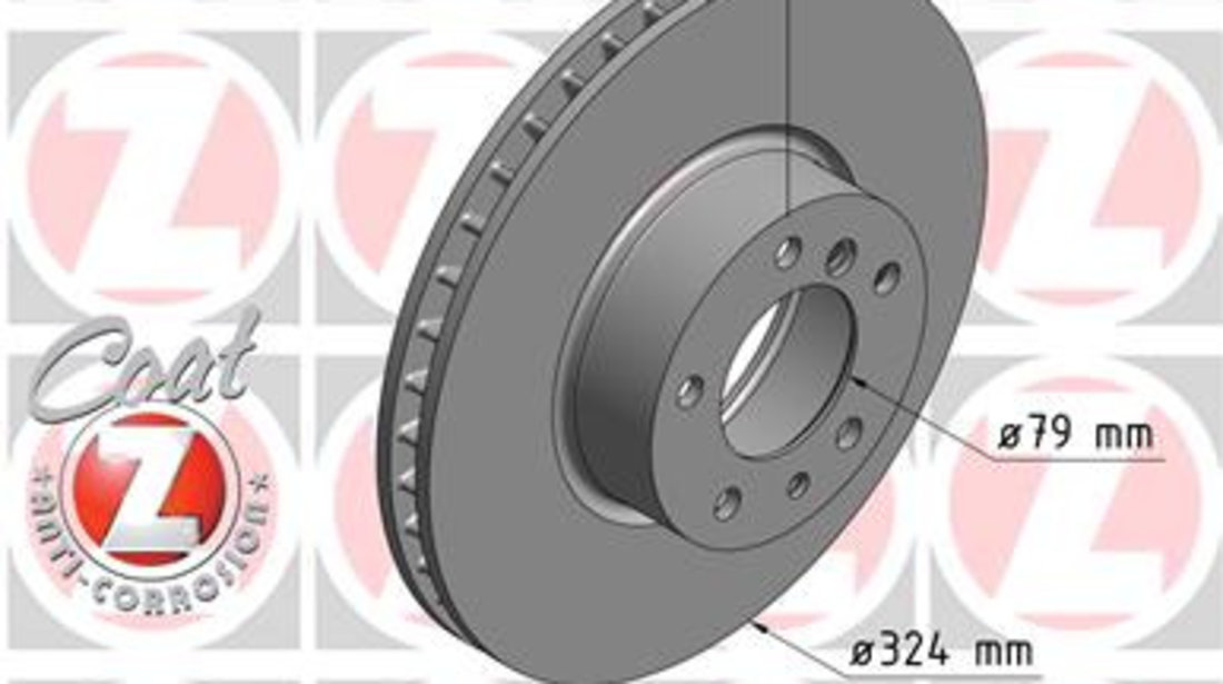 Disc frana punte fata (150127120 ZIMMERMANN) ALPINA,BMW