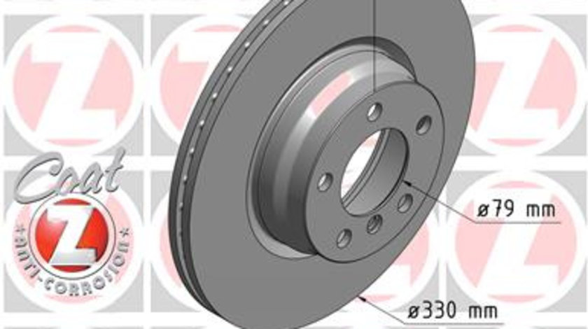 Disc frana punte fata (150290120 ZIMMERMANN) BMW