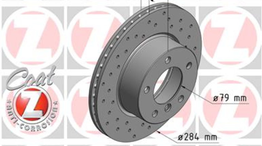 Disc frana punte fata (150342352 ZIMMERMANN) BMW