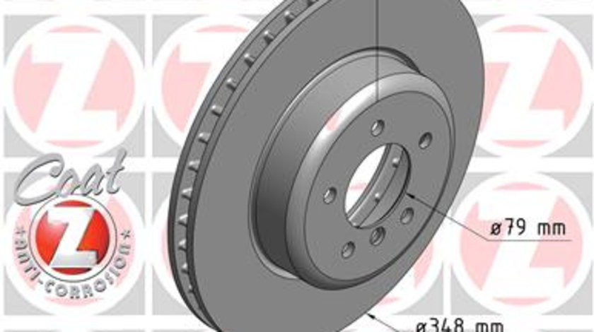 Disc frana punte fata (150343420 ZIMMERMANN) BMW