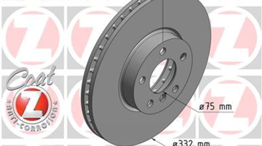 Disc frana punte fata (150344720 ZIMMERMANN) BMW