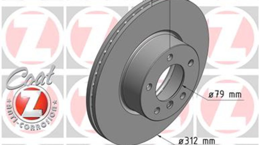 Disc frana punte fata (150346720 ZIMMERMANN) BMW,BMW (BRILLIANCE)