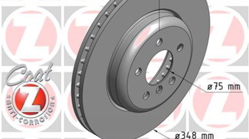 Disc frana punte fata (150348320 ZIMMERMANN) BMW