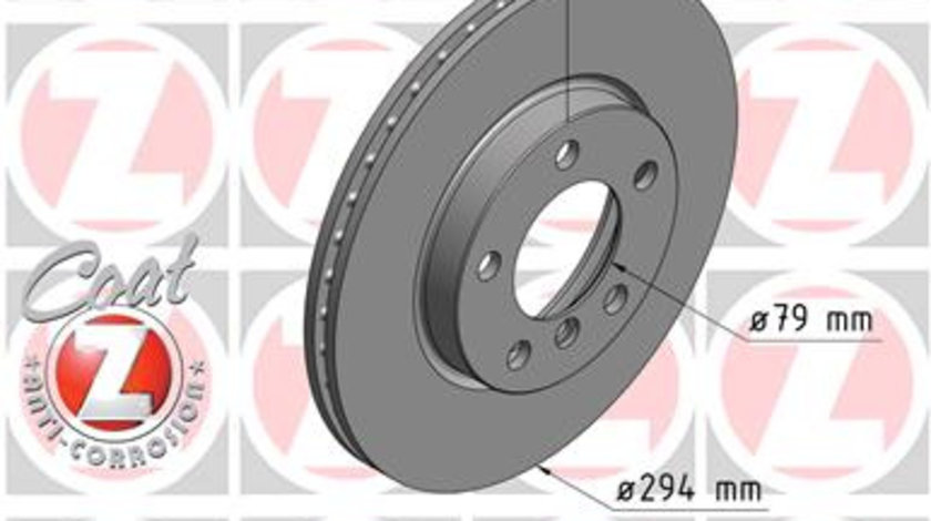 Disc frana punte fata (150348520 ZIMMERMANN) MINI