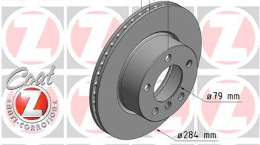 Disc frana punte fata (150349620 ZIMMERMANN) BMW