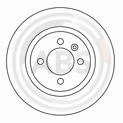 Disc frana punte fata (16069 ABS) SEAT,VW