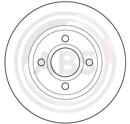 Disc frana punte fata (16075 ABS) CHRYSLER,FORD