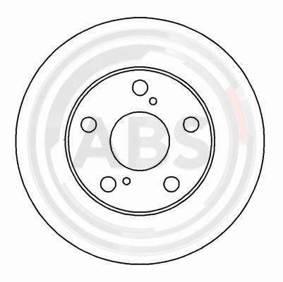 Disc frana punte fata (16220 ABS) LEXUS,TOYOTA