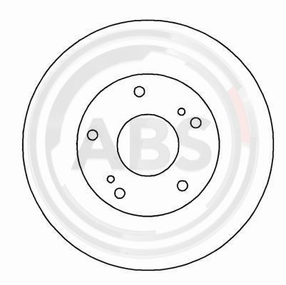 Disc frana punte fata (16494 ABS) NISSAN