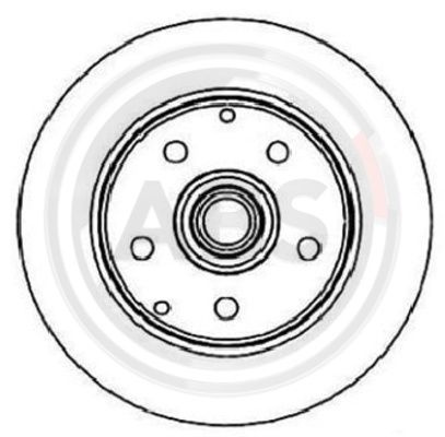 Disc frana punte fata (16810 ABS) CHEVROLET