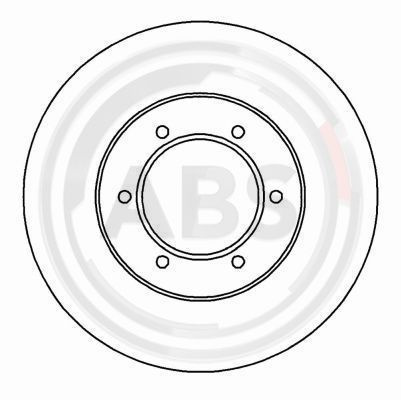 Disc frana punte fata (16910 ABS) KIA