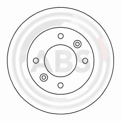 Disc frana punte fata (16936 ABS) KIA