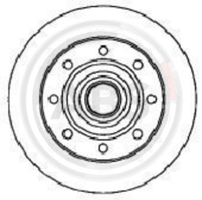 Disc frana punte fata (17248 ABS) DODGE