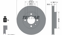 Disc frana punte fata (92012103 TEXTAR) AUDI,SEAT,...