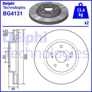 Disc frana punte fata (BG4131 DELPHI) SUZUKI