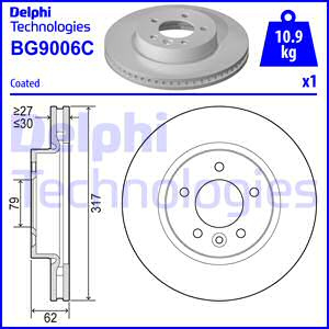 Disc frana punte fata (BG9006C DELPHI) LAND ROVER