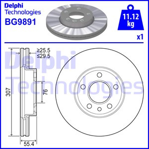 Disc frana punte fata (BG9891 DELPHI) VW